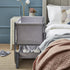 Shnuggle Air Lite Bedside Crib with Mattress- Grey